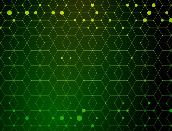 Koyu yeşil tıbbi geometrik desen — Stok Vektör