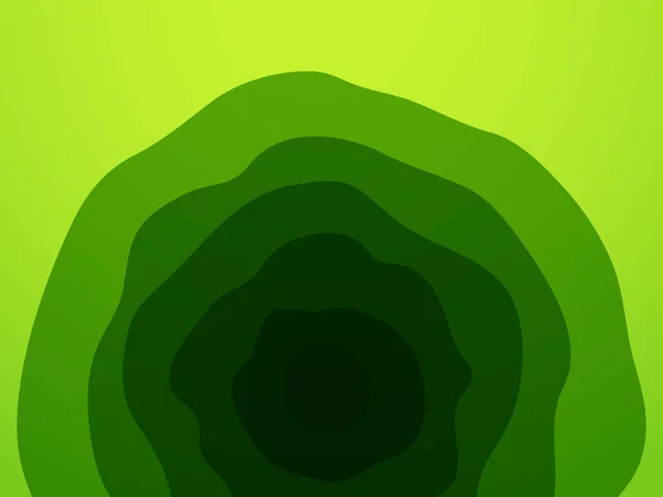 Modèle abstrait vagues vertes — Image vectorielle