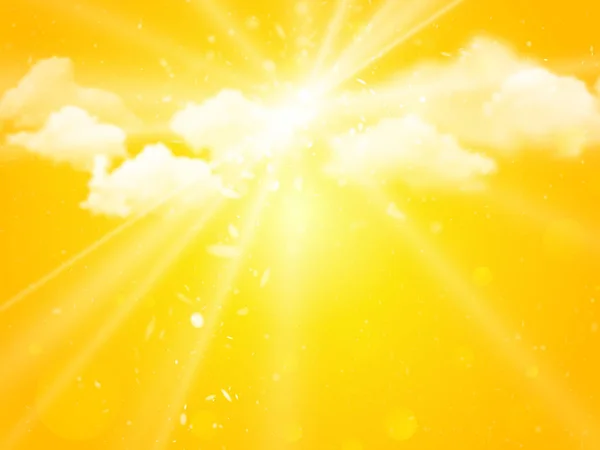Солнечный свет небо абстрактный летний фон — стоковый вектор