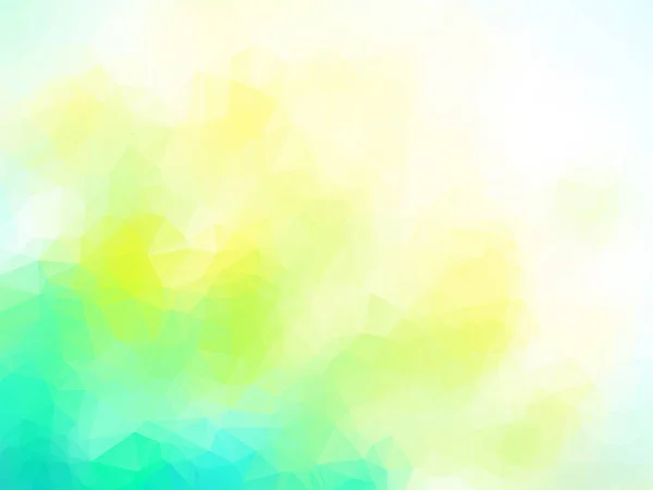 Vektör yaz mavi sarı yeşil geometrik desen — Stok Vektör