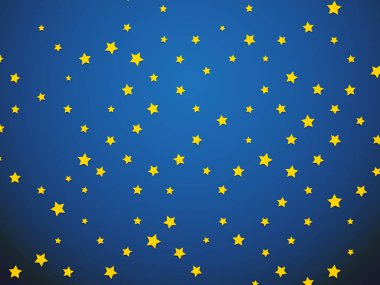 mavi zemin üzerine sarı yıldız