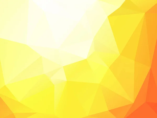 Orange jaune fond triangulaire — Image vectorielle