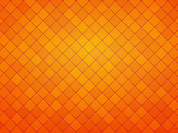 Abstrait carreau géométrique orange fond texturé — Image vectorielle