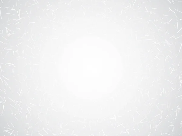 Confeti blanco sobre fondo gris — Vector de stock