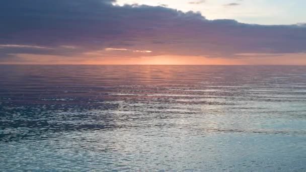 Humeur Calme Ralenti Lumière Mouvement Délicat Apaisant Des Vagues Dans — Video