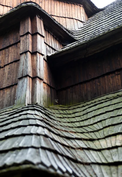 古い木造の屋根 — ストック写真