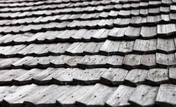 Oude houten dakpannen — Stockfoto