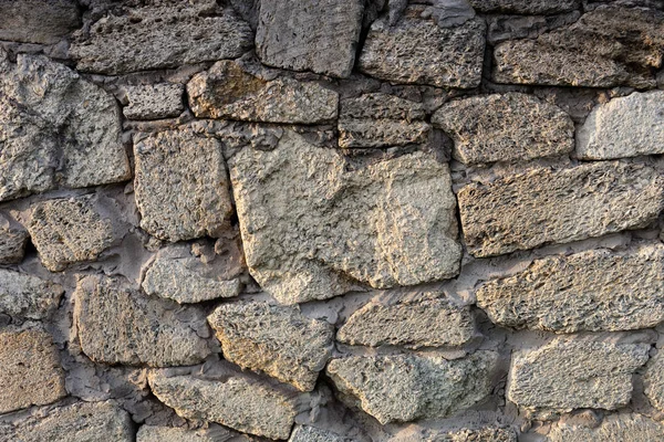 Alvenaria de tijolos de coquina — Fotografia de Stock