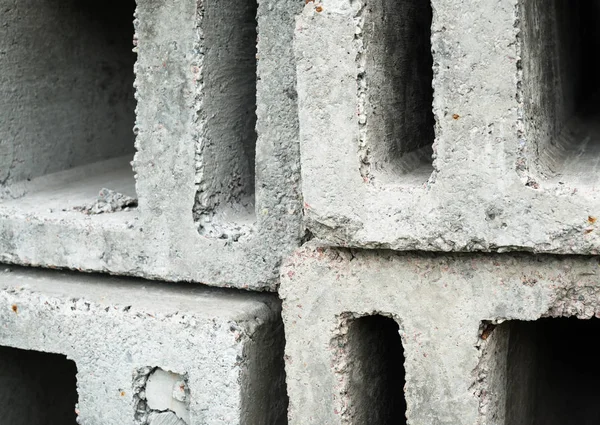 Стек бетонных вентиляционных блоков — стоковое фото