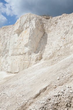 Tebeşir madenciliği.