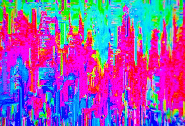 Abstrakt glitch bakgrund — Stockfoto