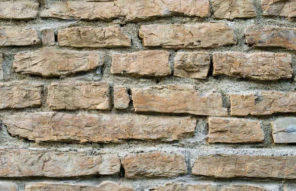 Alvenaria Pedra Com Textura Rica Variada — Fotografia de Stock