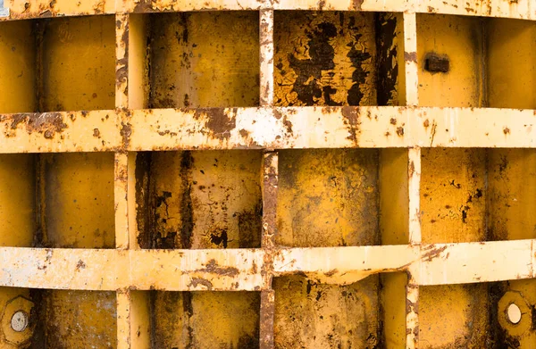 Rusty Metal Formwork Used Building Concrete Constructions — Stock Photo, Image