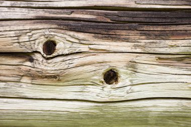 Eski ahşap evin duvarı. Ahşap doku.