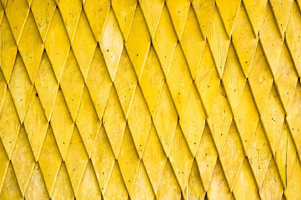 Superficie Legno Tegola Dipinta Giallo Con Texture Ricca — Foto Stock