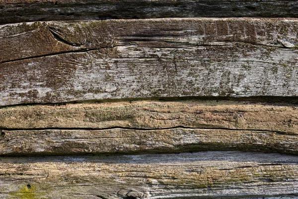 Wall Old Log House Wooden Texture — Stock Photo, Image