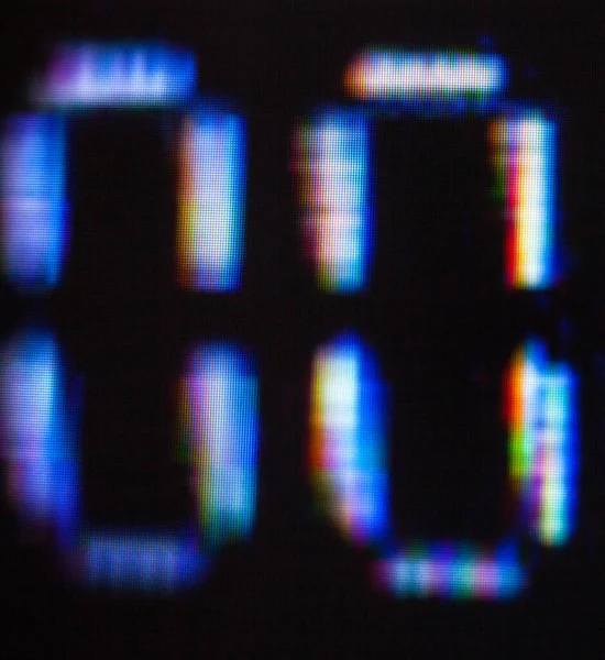 Zeroes Auf Dem Bildschirm Timecode Zeitcode Zeitgeber Uhr Angefangen Digitale — Stockfoto