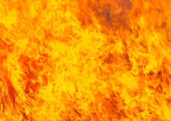 Велика Пожежа Полі Крупним Планом — стокове фото
