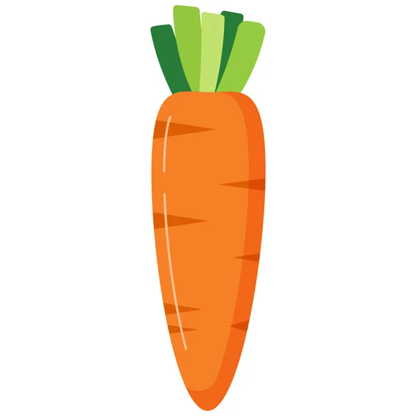 아이콘은 배경에 분리되어 디자인의 만화는 Gmo 오렌지 삽화이다 건강에 채소의 — 스톡 벡터