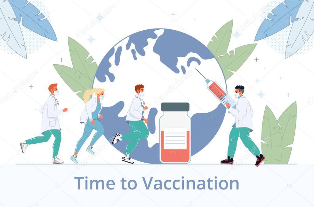 Time to vaccinate from flu influenza virus disease