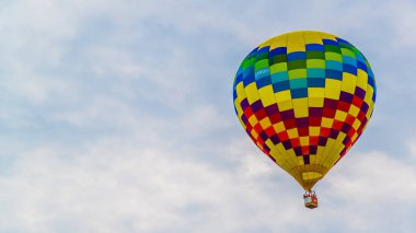 Saint-Jean-sur-Richelieu, Canada - August 18 2019: International Montgolfire Ballon festival in Saint-Jean in Canada