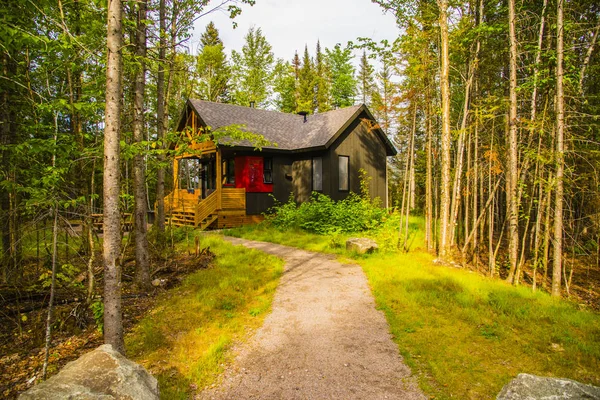 Saguenay Fjord Canada August 2019 Chalet Forest Saguenay Fjord National — Stock Photo, Image