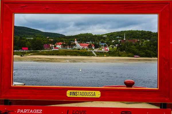Canada - August 20 2019: cruise boat with people