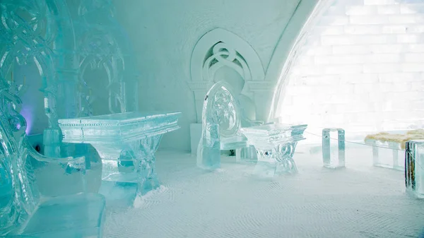 Město Quebec Kanada Únor 2019 Interiér Hotelu Ice Quebecu — Stock fotografie