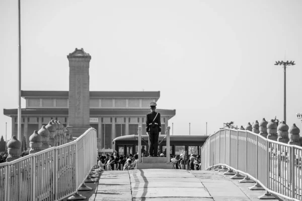 Beijing China April 2019 Monument People Heroes Tiananmen Square Beijing — Stock Photo, Image