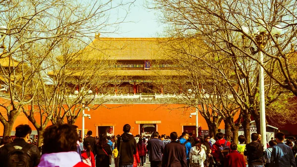 Beijing China April 2019 Royal Palace Pavillon Forbiden City Beijing — Zdjęcie stockowe