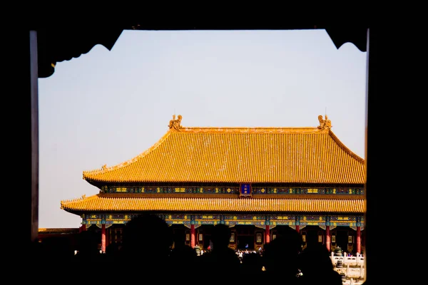 Beijing China April 2019 Royal Palace Pavillon Forbiden City Beijing — Stockfoto