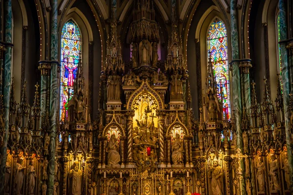 Ottawa Kanada December 2018 Notre Dame Cathedral Basilica Ottawa — Stock Fotó