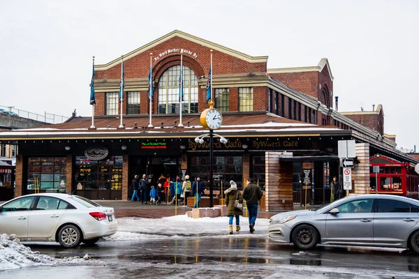 Ottawa Canada January 2019 Byward Market Ottawa Oldest Continuously Operating Imágenes De Stock Sin Royalties Gratis