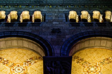 Quebec 'teki Bazilika Sainte Anne Beaupre' nin iç mekanı.