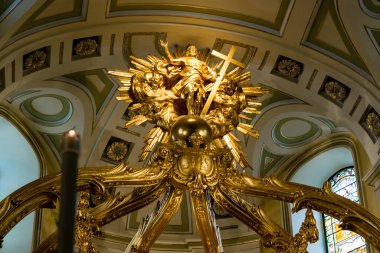 Sainte anne Beaupr, Kanada - 14 Nisan 2018: Quebec 'teki Bazilika sainte anne beaupr