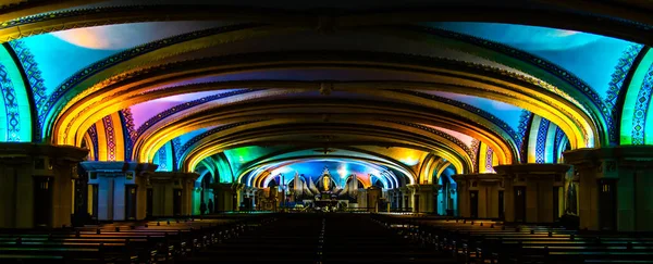 Interior Basilica Sainte Anne Beaupre Quebec —  Fotos de Stock