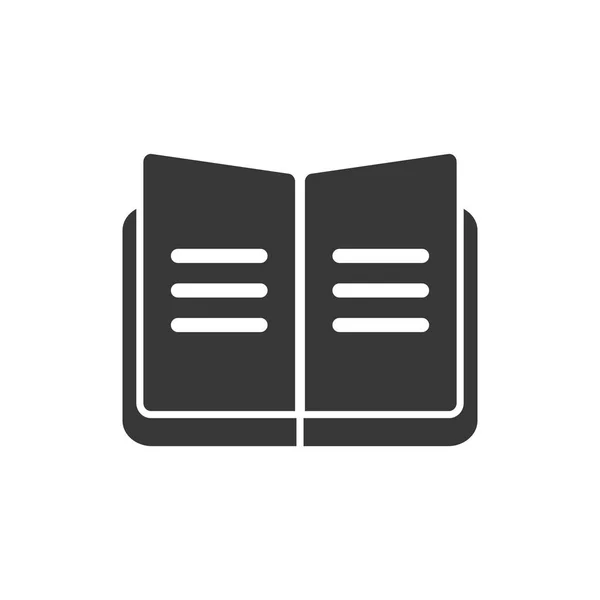 Isolado livro escola silhueta estilo ícone vetor design — Vetor de Stock