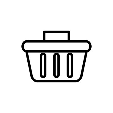 İzole edilmiş çöp satırı biçim vektör tasarımı