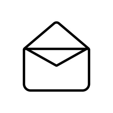 Zarf satırı biçim vektör tasarımı