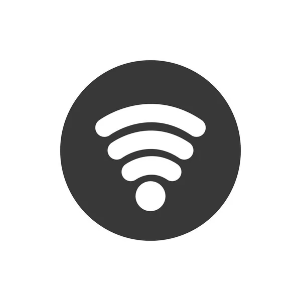 Wifi düz biçim ikon vektör tasarımını engeller — Stok Vektör