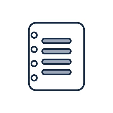 İzole edilmiş veri belgesi yarı renk biçimi vektör tasarımı