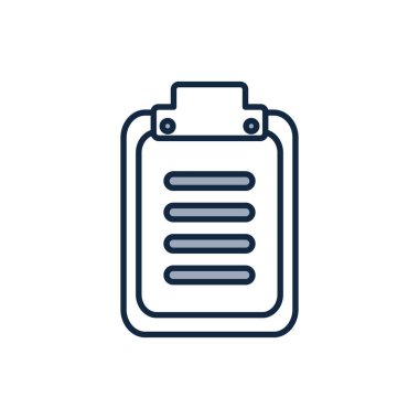 İzole edilmiş veri belgesi yarı renk biçimi vektör tasarımı