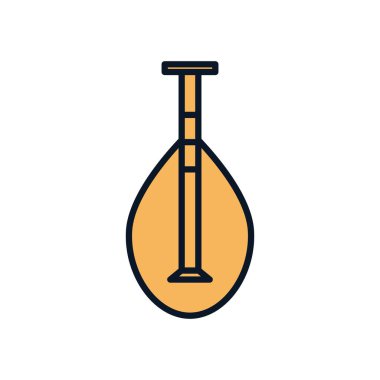 İzole edilmiş Japon ev hattı doldurma ikonu vektör tasarımı