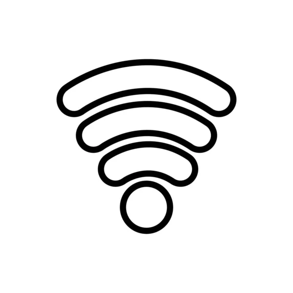 Wifi线条风格图标矢量设计 — 图库矢量图片