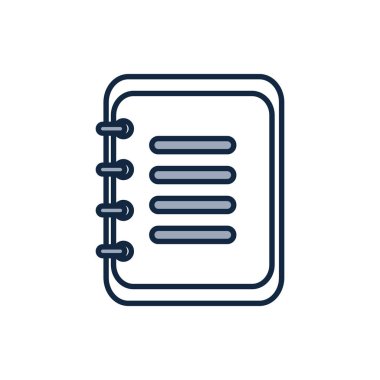 İzole edilmiş veri belgesi yarı renk biçimi vektör tasarımı