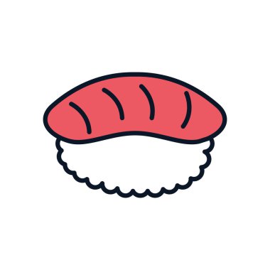 İzole edilmiş Japon ev hattı doldurma ikonu vektör tasarımı