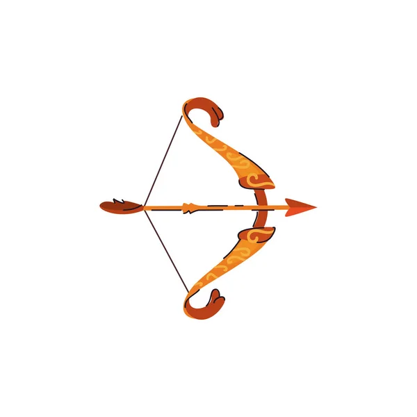Sagittarius horoscope line and fill style icon vector design — Stock Vector