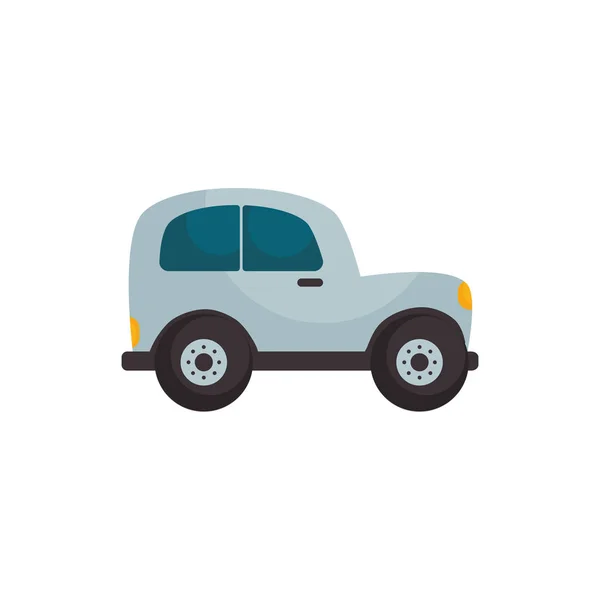 Isolated car vehicle flat style icon vector design — Διανυσματικό Αρχείο