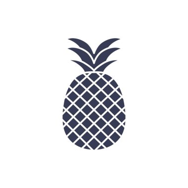Isolated pineapple fruit silhouette style icon vector design