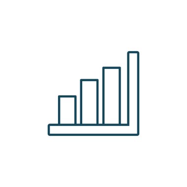 Isolated workflow bars line style icon vector design